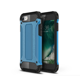 Hybrid Armor-Case Bescherm-Cover Hoes voor iPhone SE  Blauw