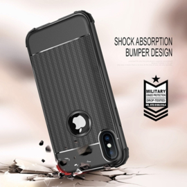 Flex Bescherm-Hoes Armor-Cover  voor iPhone XR   Zwart