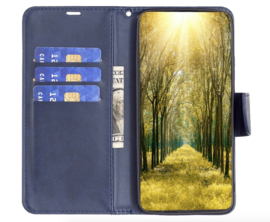 Luxe BoekCover Hoes Etui voor Samsung Galaxy A36 - A56  -  Blauw