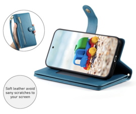 Luxe Portemonnee - Etui  Hoes Tas voor Samsung Galaxy S26 ULTRA   - Met Schouder - Draagkoord -  Blauw