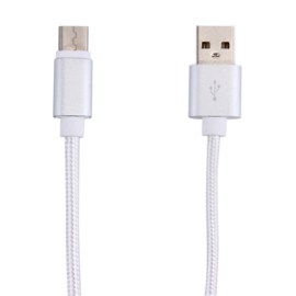 USB C - Oplader en Data Kabel voor iPhone   Serie  - 200cm -  Zilver