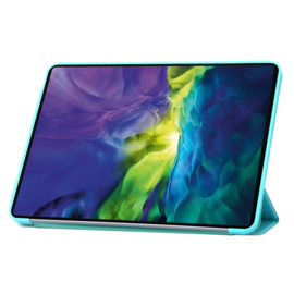 TPU Bescherm-Cover Hoes Map voor Apple iPad 10 - A16 - 10.9 - 2022 - 2025  -  Turquoise