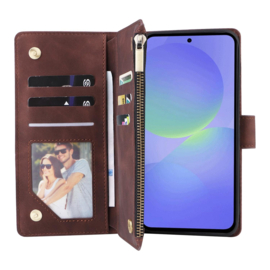 Boek-Cover Portemonnee Etui Hoes voor Samsung Galaxy A37 - A36  -  A56   -  Bruin