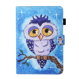 Luxe Bescherm-Etui Hoes Map voor Samsung Galaxy Tab  A11 Plus - A9 Plus - 11"    "Cartoon Uil"