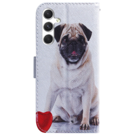 BookCover Hoes Etui voor Samsung Galaxy S24   - S25     Mopshond