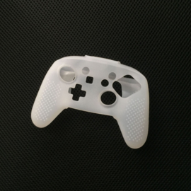 Silicone Hoes / Skin voor Nintendo Switch Pro Controller   Transparant