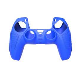 Grip Silicone Hoes / Skin voor Playstation 5 PS5 DualSense Controller  -  Blauw - V2