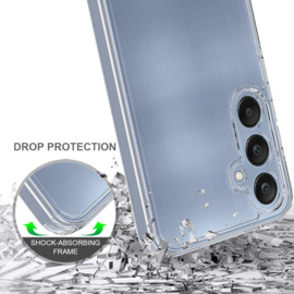 TPU-Crystal Bescherm-Hoes Cover Skin voor Samsung A35    Transparant