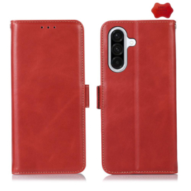 Lederen BoekCover Etui Hoes voor Samsung Galaxy A37 - A36  -  A56   -  Rood - V1