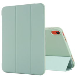 TPU Bescherm-Cover Hoes Map voor iPad 10th 10.9 - 2022  -  Mint Groen