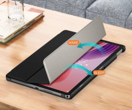 Bescherm-Cover Hoes Map voor  Lenovo Tab A 10.1 - 2025 - Zwart