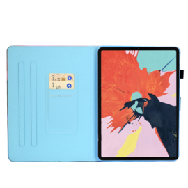 Cover  Hoes Map voor iPad Air 4  10.9. Vlinder - Regenboog