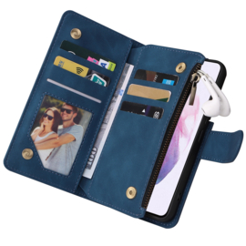 BookCover Wallet Etui voor Samsung Galaxy S22 PLUS  -  5G    Blauw