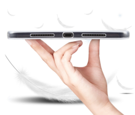 TPU Flex Bescherm- Hoes Cover Skin voor iPad Mini 6  -  Mini 7  -   Transparant