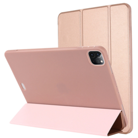 TPU Bescherm-Cover Hoes Map voor iPad Pro 11   -  Roze  A2228 A2377