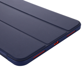 TPU Bescherm-Cover Hoes Map voor iPad 10th 10.9 - 2022  -  Blauw