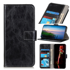 Boek Cover Hoes Etui voor iPhone 12 - iPhone 12 Pro     Zwart