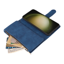 BookCover Wallet Etui voor Samsung Galaxy S24 PLUS  5G    Blauw