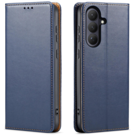 Luxe BoekCover Etui Hoes  voor Samsung Galaxy S26   -  Blauw