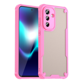 TPU-Crystal Bescherm-Hoes Cover Skin voor Samsung Galaxy A37 A36 A56    Roze - Transparant