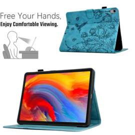 Bescherm-Etui Map Cover voor  Apple iPad 10 - 11 -  A16 - 10.9  -  Kolibrie  - Turquoise  - A2696