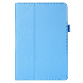 PU Bescherm-Opberg Hoes Etui voor iPad Mini 4 - Mini 5 - Lichtblauw