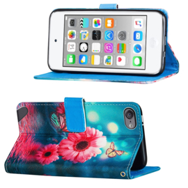 Bescherm-Etui Hoes voor iPod Touch -   Bloem / Vlinders