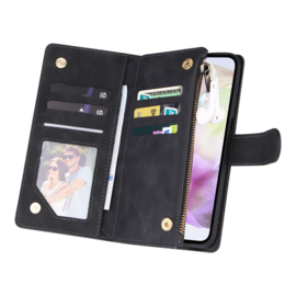 Boek-Cover Portemonnee Etui Hoes voor Samsung Galaxy A16  - A17 - A26     Zwart