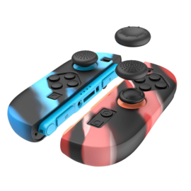 Silicone Hoes / Skin voor Nintendo Switch 2 Joy-Con Controllers  - Grijs-Wit