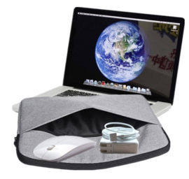 15.6 Inch Sleeve Pouch Hoes Etui voor Laptop - Macbook. Blauw