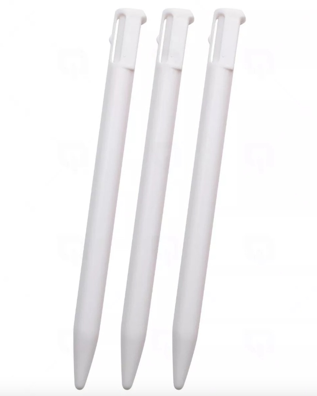 3x Stylus pen voor Nintendo 3DS      Wit