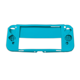 Silicone Bescherm/Grip  Hoes Skin  voor Nintendo Switch OLED - Turquoise