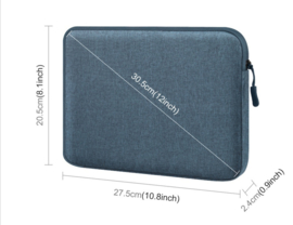 Luxe Bescherm-Opberg Hoes Pouch Sleeve voor Xiaomi Redmi Pad 2 - SE - 7 -   Blauw