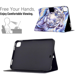 Bescherm-Etui Hoes Map voor Xiaomi Pad 7 - Pad 7 PRO - Pad 8 - Pad 8 Pro  - 11.2" -  Tijger