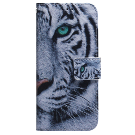 BoekCover Hoes Etui voor Samsung Galaxy A36  -  A56   -  Tijger