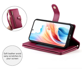 Luxe Portemonnee - Etui  Hoes Tas voor Samsung Galaxy S26 ULTRA   - Met Schouder - Draagkoord -  Rood
