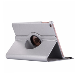 360º Standaard Bescherm Hoes Map voor iPad Mini 4 - Mini 5  -  Zilver