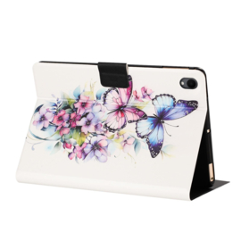 Luxe Bescherm-Etui Hoes Map voor Samsung Galaxy Tab S11 - 11" -    "Vlinders"