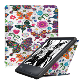 Cover Map Hoes voor Kobo Libra 2 - 2021 Model      -  Vlinders