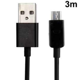 Micro USB Oplader Kabel voor Playstation 4 - 3 meter