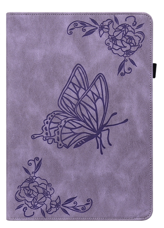 Bescherm-Etui Hoes Map voor Xiaomi Redmi Pad SE - 11  -  Vlinder -  Paars