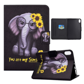 Lieve Olifant  - Bescherm-Etui Map Hoes voor  iPad 10  - 10.9  2022 A2696