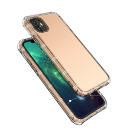 Flex-Cover TPU Bescherm-Hoes Skin voor iPhone 11 -    Transparant