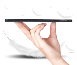 TPU Flex Bescherm- Hoes Cover Skin voor iPad 10.2   -  Zwart  A2696
