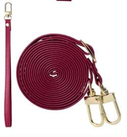 Luxe Portemonnee - Etui  Hoes Tas voor Samsung Galaxy A36  -  A56   - Met Schouder - Draagkoord -  Rood