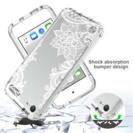 Armor-Case Bescherm-Cover Skin Sleeve voor iPod Touch   Wit  -  Transparant