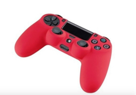 Silicone Hoes / Skin voor Playstation 4 - PS4 Controller   Rood