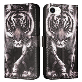 BookCover Hoes Etui Map voor Apple iPhone 16e    -  Tijger