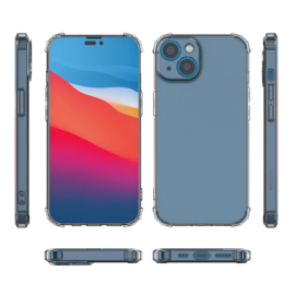TPU Bescherm-Hoes Cover Skin voor iPhone 14    Transparant