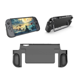 Grip TPU Bescherm-Skin Hoes Cover voor Nintendo Switch 2 - Zwart